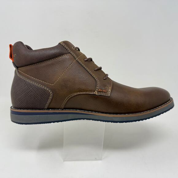 Nunn Bush Chuka Hiker Boots Brand New In Box Mens 8 1/2 Brown Cognac S-1533 - Picture 5 of 16